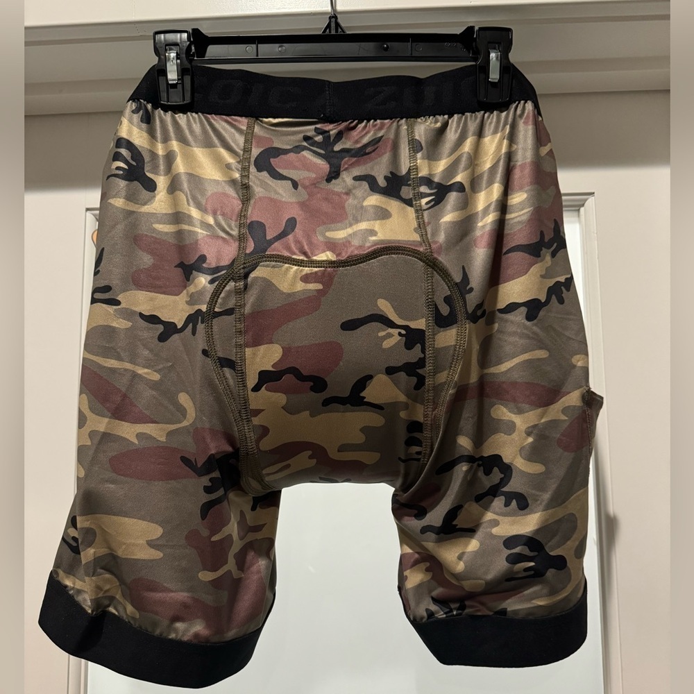 Zoic Men’s Mountain Bike Liner Shorts 3XL Camo Padded Cycling NWT - Picture 2 of 10